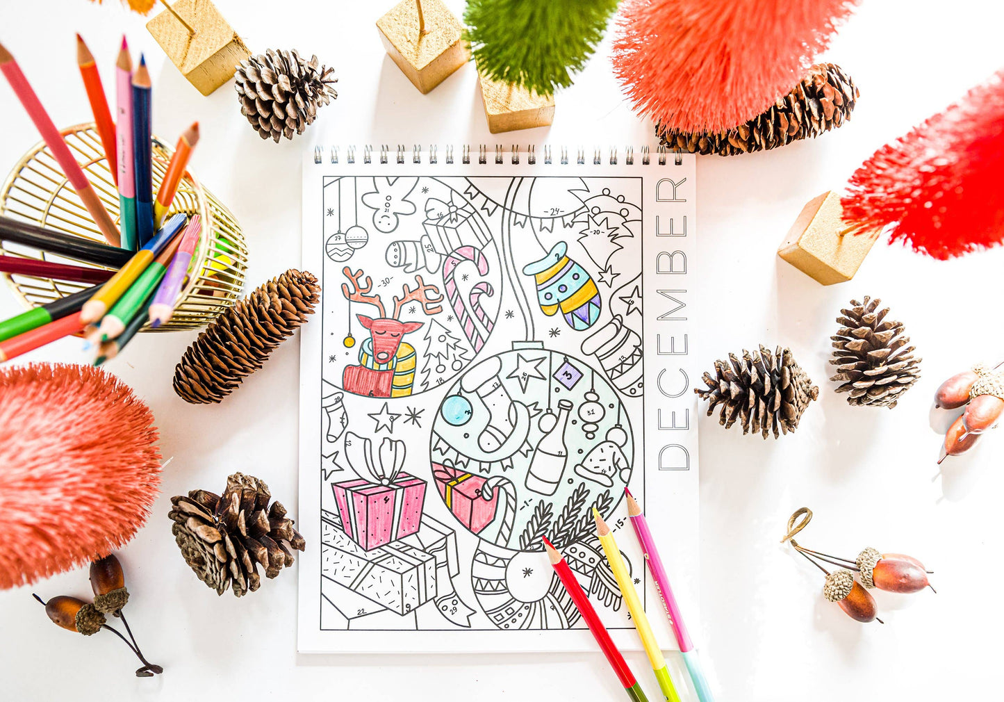 18 Month Color by Day Pages Coloring Book for Adults