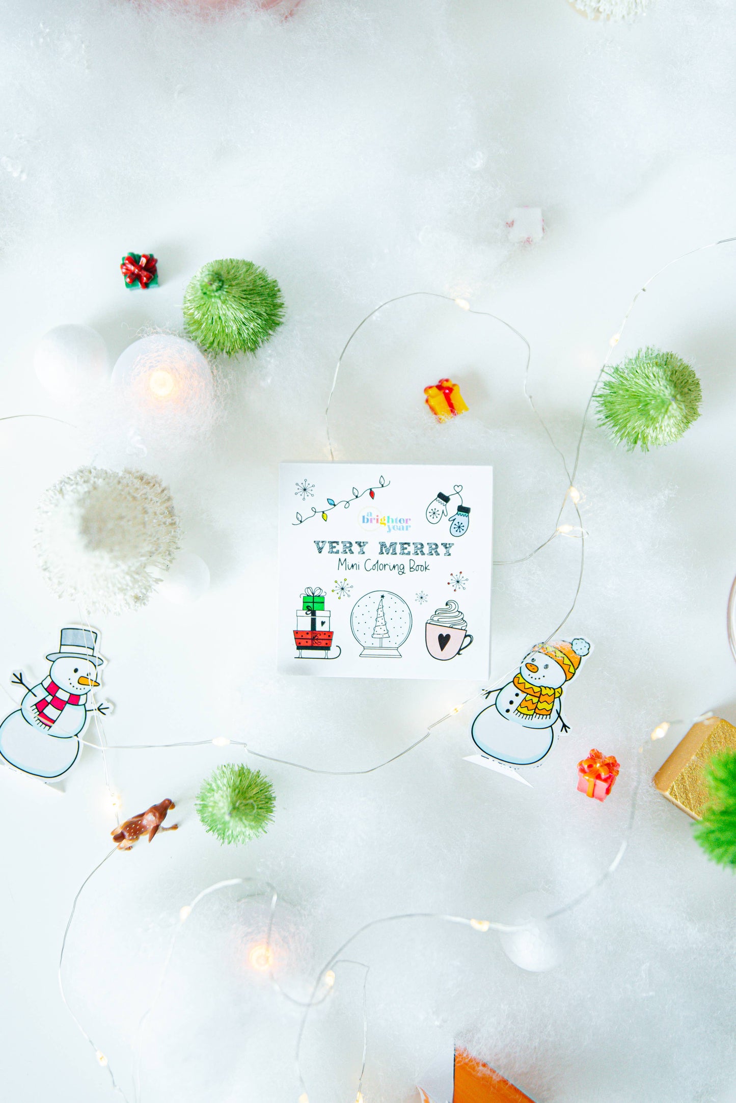 Very Merry Mini Coloring Book for Adult -Christmas 2025 Gift