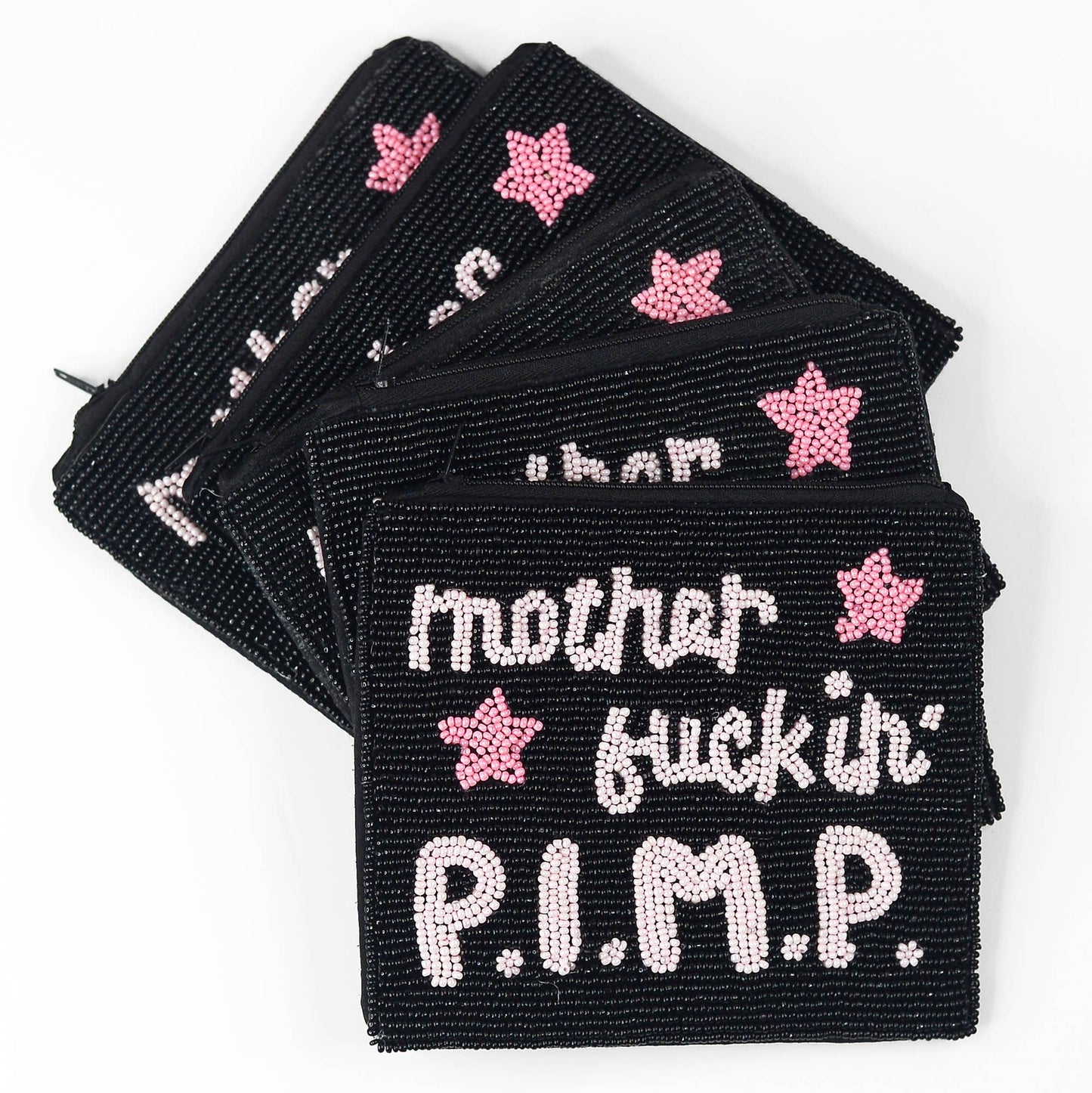 PIMP Beaded Coin Purse