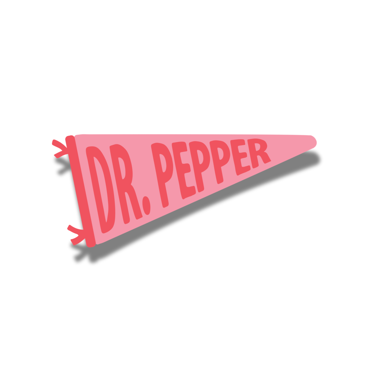 Dr Pepper Banner Sticker