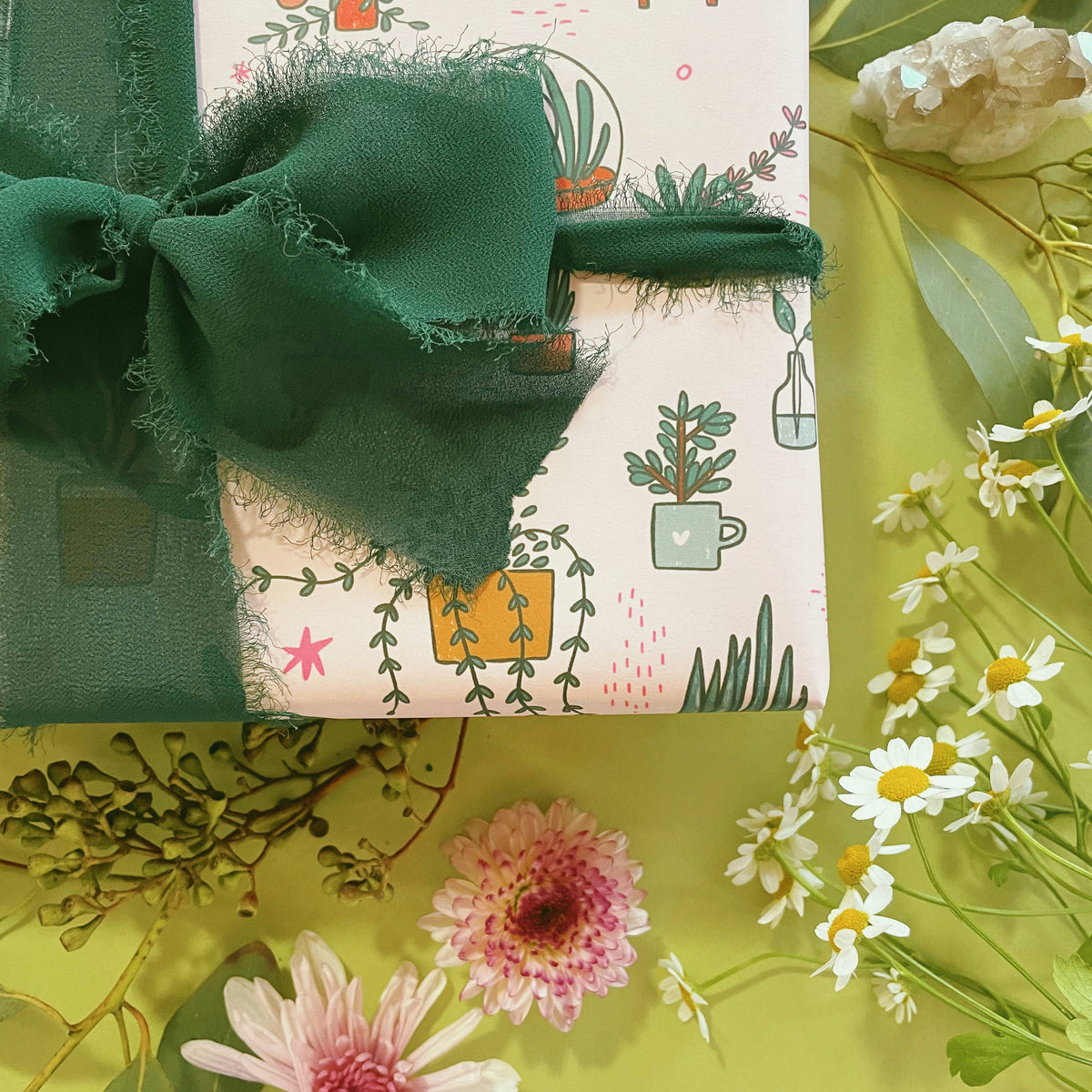 House Plants Wrapping Paper